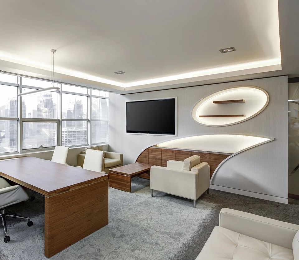 modern light installation for offices in and around knightdale, commercial light installation in knightdale, harris electrical contractors commercial light installations